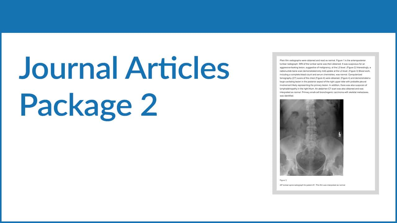 Journal Articles Package #2 Journal Articles Package #2