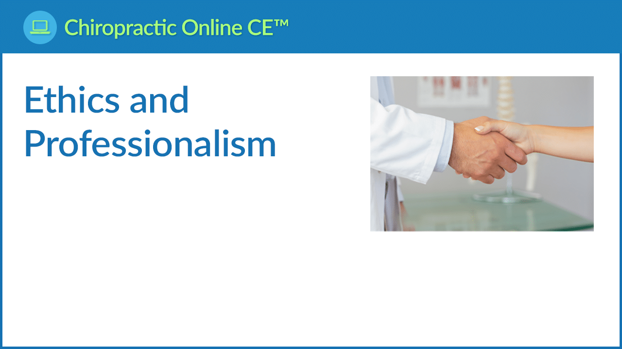 Alaska Online Chiropractic Continuing Education (CE) 