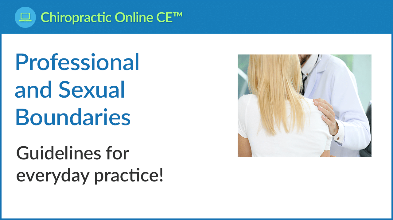 Alaska Online Chiropractic Continuing Education