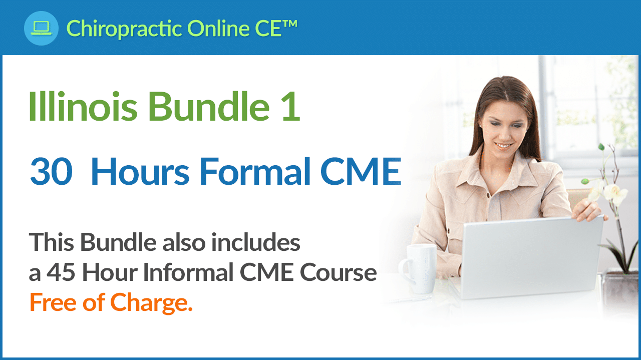 Illinois Chiropractic Online CME Bundle Course Illinois Chiropractic Online CME Bundle Course