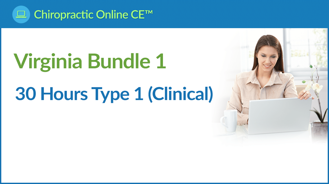 Virginia Online Chiropractic Continuing Education Virginia Online Chiropractic Continuing Education