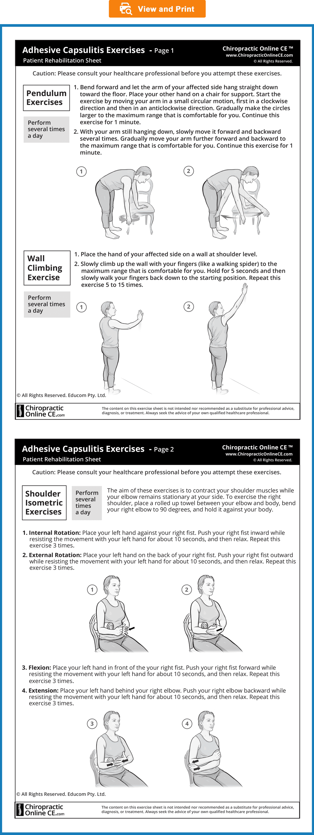 Unit 4 Adhesive Capsulitis (Frozen Shoulder)lifewestmsdv210u423