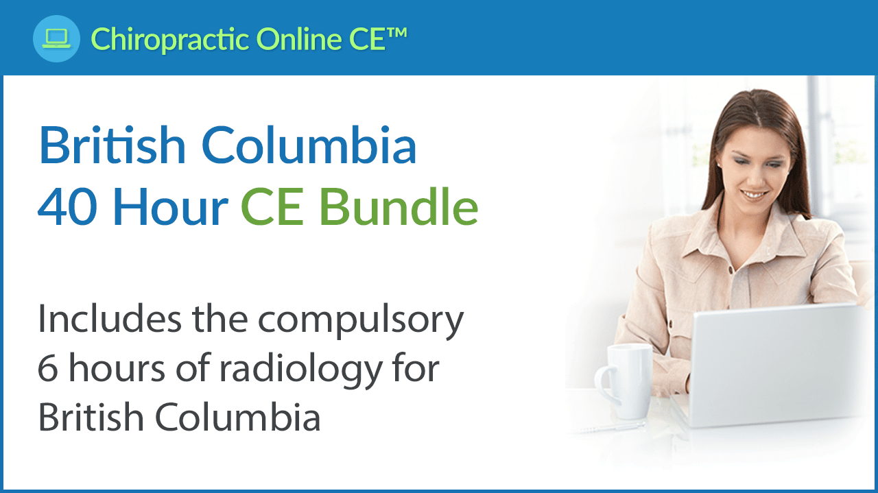 British Columbia Chiropractic Online CE (Continuing Education)