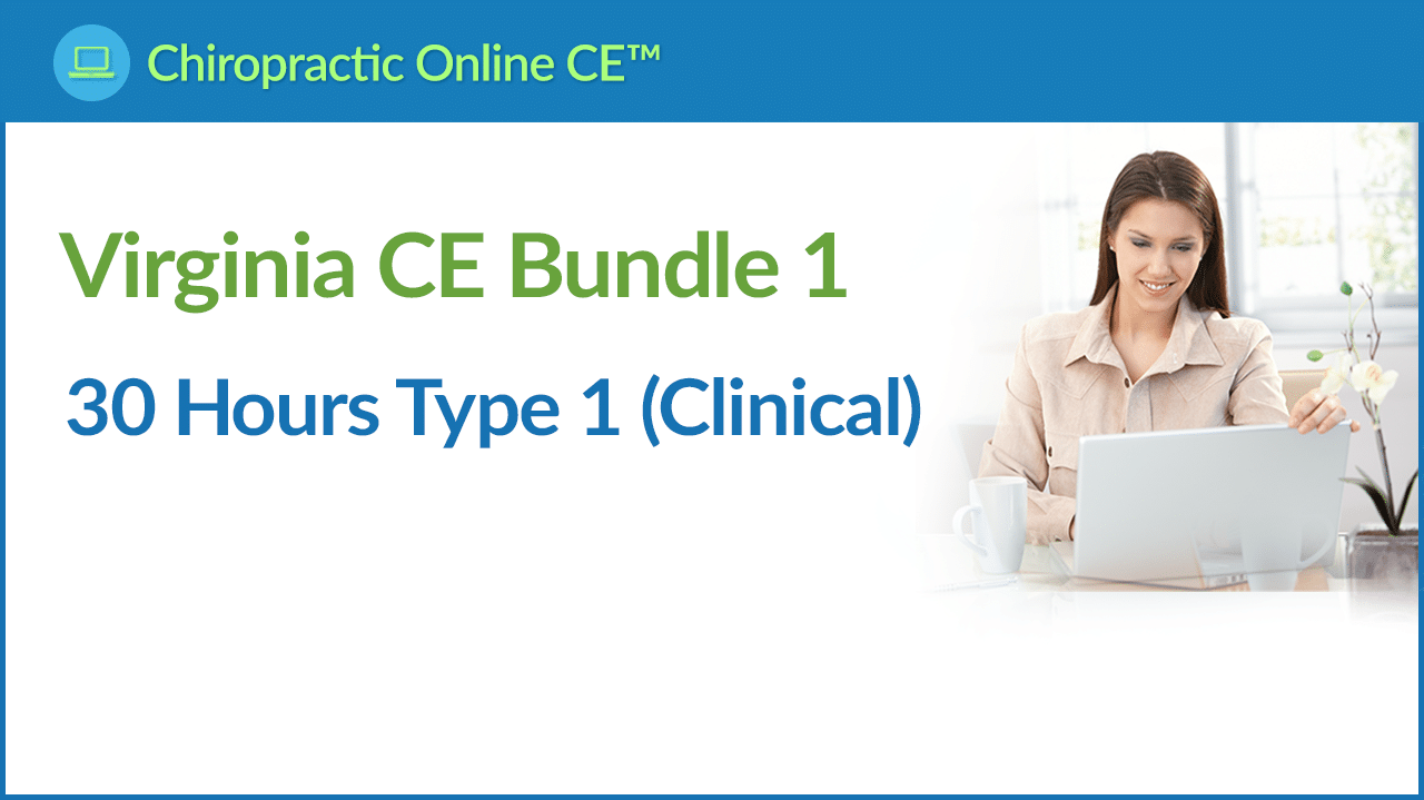 Virginia Online Chiropractic Continuing Education Virginia Online Chiropractic Continuing Education