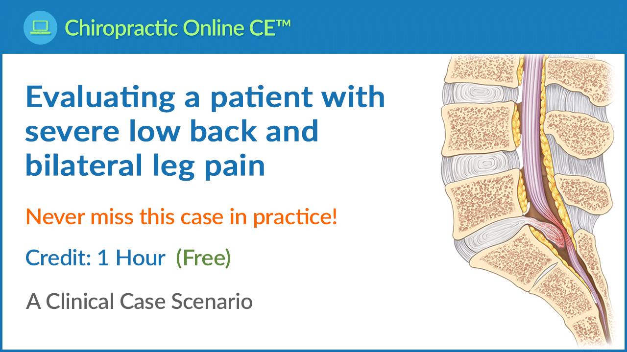 Disc Injury Causing Cauda Equina Syndrome Disc Injury Causing Cauda Equina Syndrome