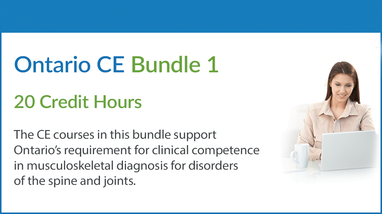 Ontario Online Chiropractic Continuing Education