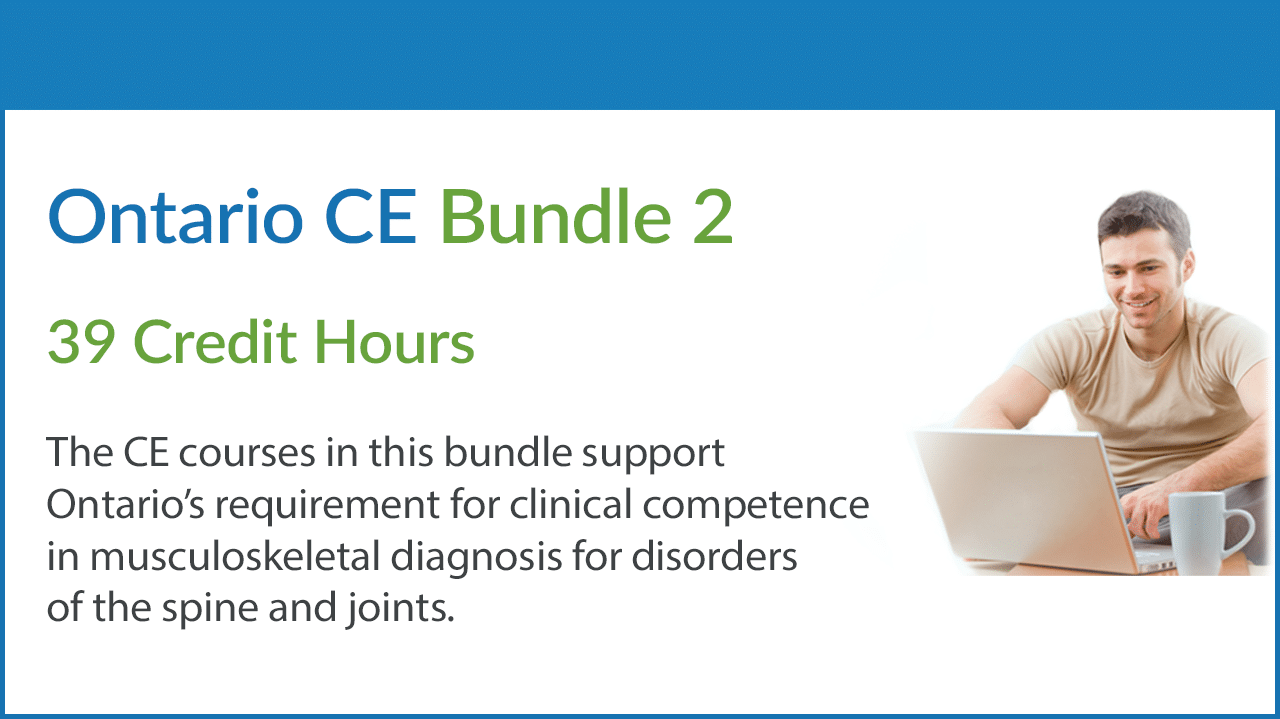 Ontario Online Chiropractic Continuing Education