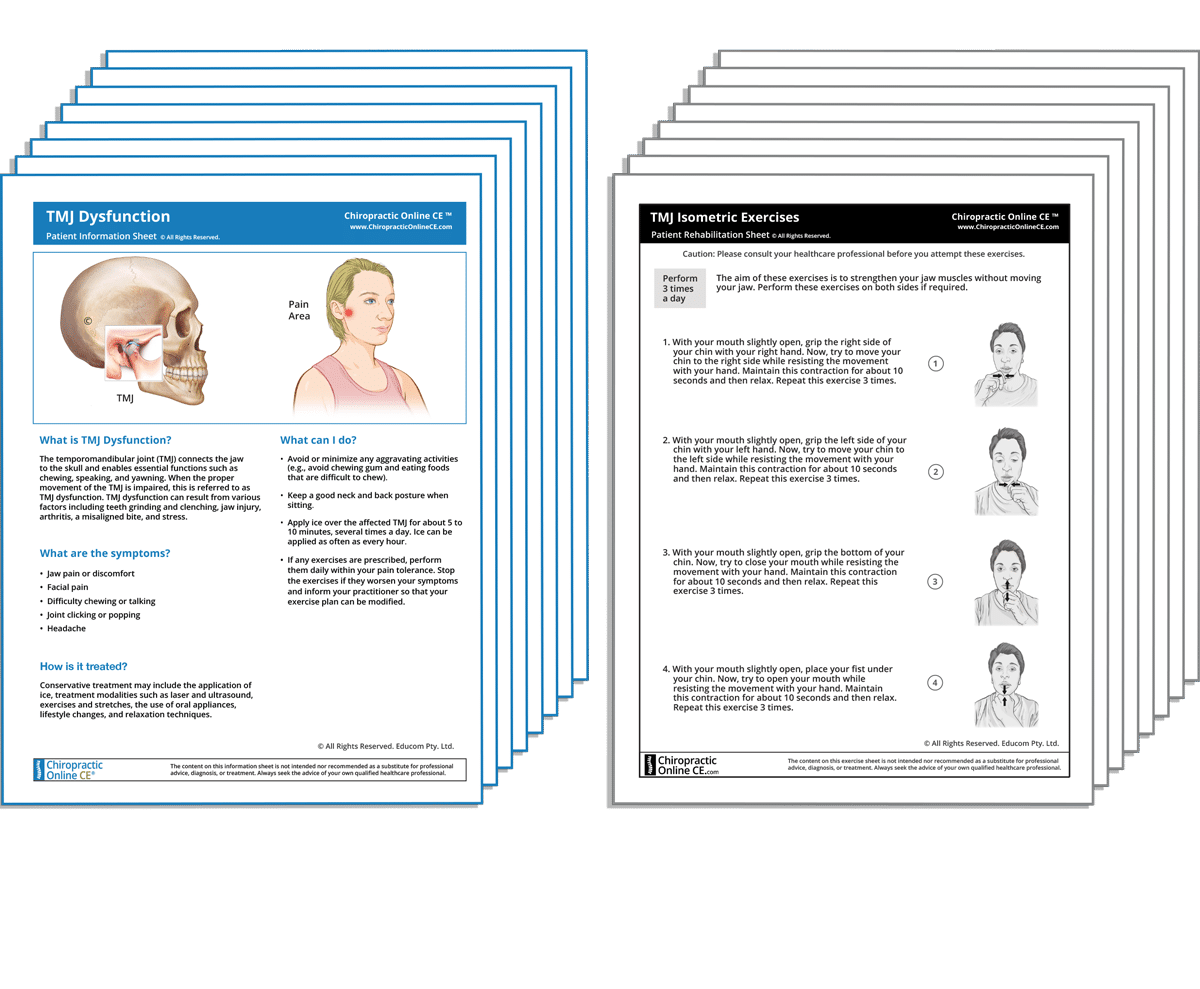 Bundle CE with TMJ Course