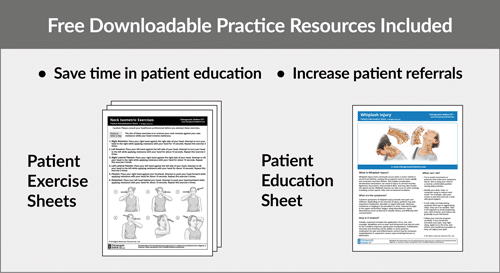 Whiplash Injury – downloadable PDF resource for chiropractors in 