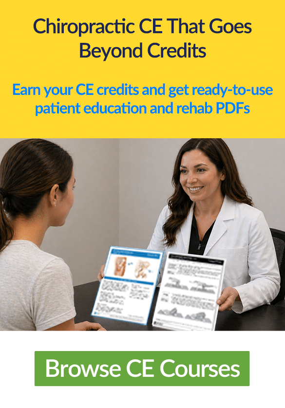 California chiropractic Online CE – go to chiropractic CE courses